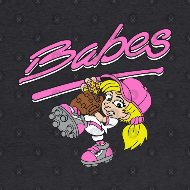 Babes Softball Logo by DavesTees